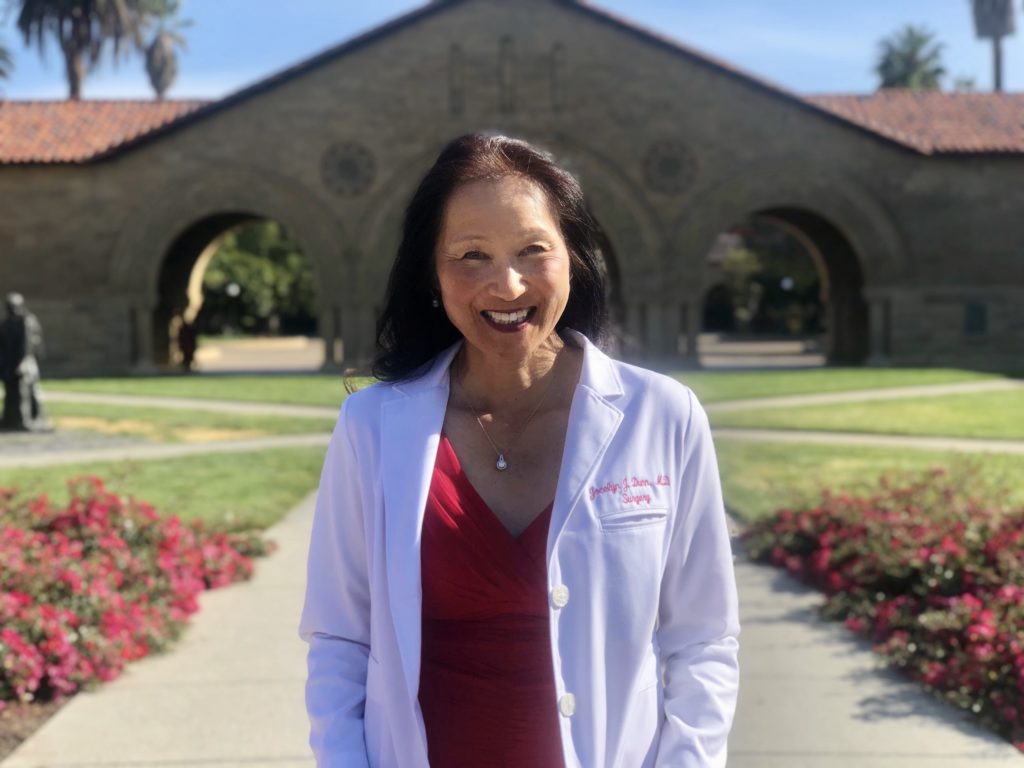 This is a photo of Dr. Jocelyn Dunn M.D. on the Stanford campus